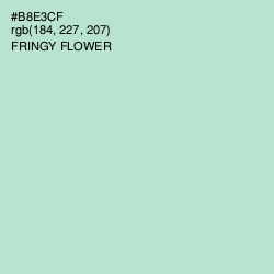 #B8E3CF - Fringy Flower Color Image